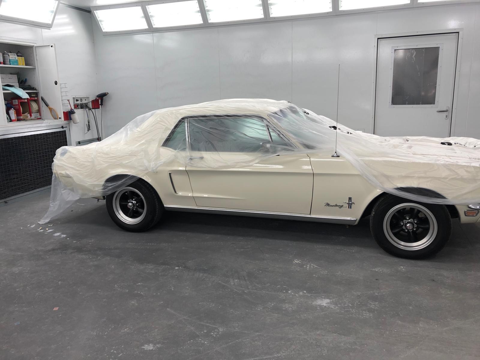 Ford Mustang zorgvuldig voorbereid